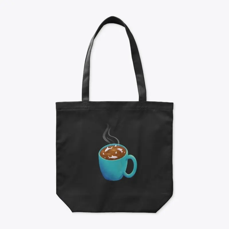 Shark Infested Cocoa Tote