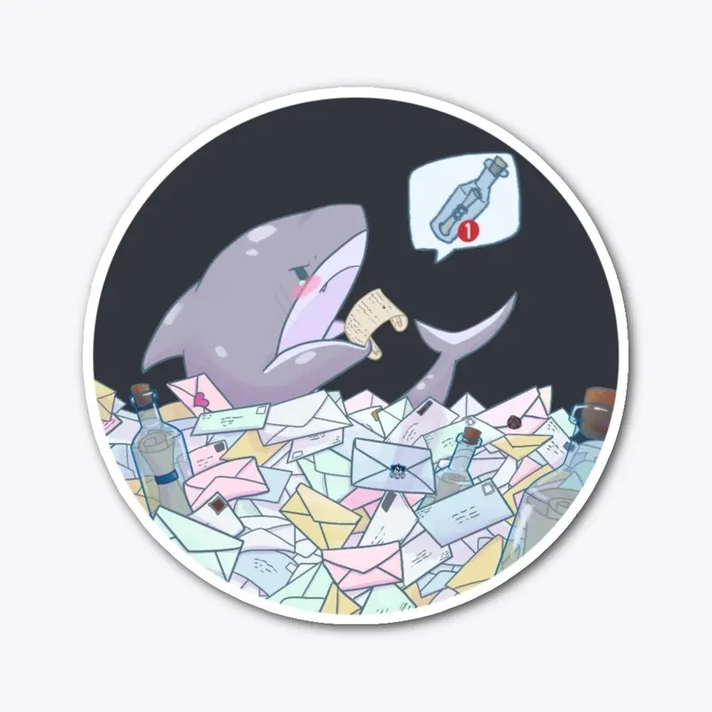 Mail Shark Stickers